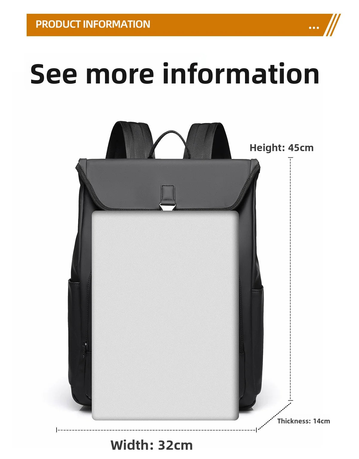 Personalized men's backpack with logo name fashionable women's backpack lightweight computer backpack company giftn