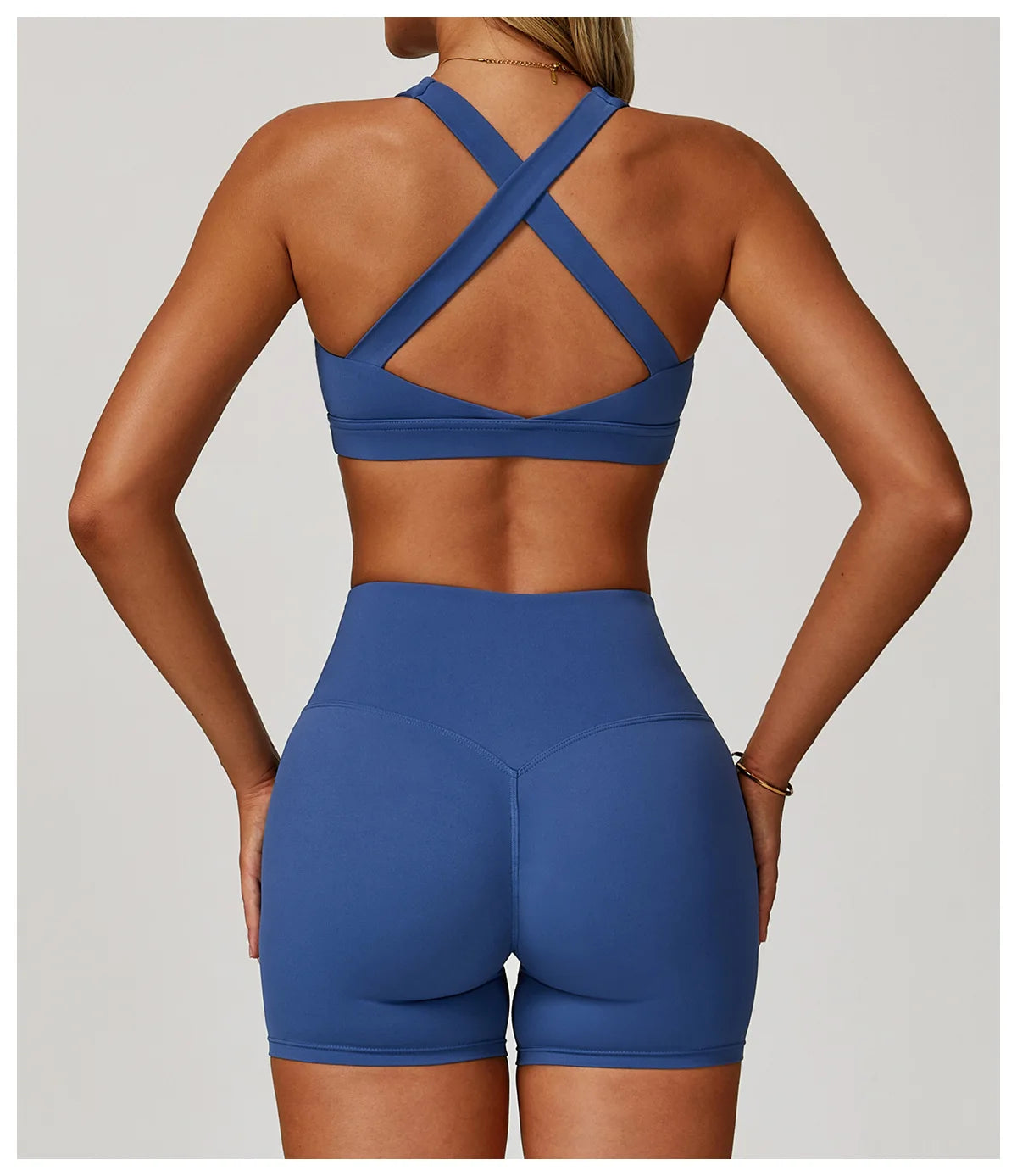 Yoga Fitness Bra Shock-absorbing Sports Bra Breathable and Quick Drying Training Running Women's Underwear High Strength Gym Bra