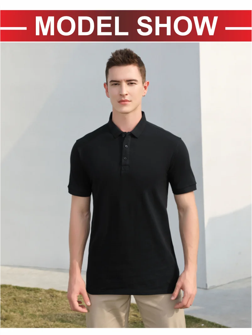 100% Cotton Polo Custom Logo High Quality Solid Color Polo Printing Design Company Clothing Embroidery Personality Brand