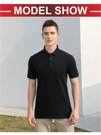 100% Cotton Polo Custom Logo High Quality Solid Color Polo Printing Design Company Clothing Embroidery Personality Brand