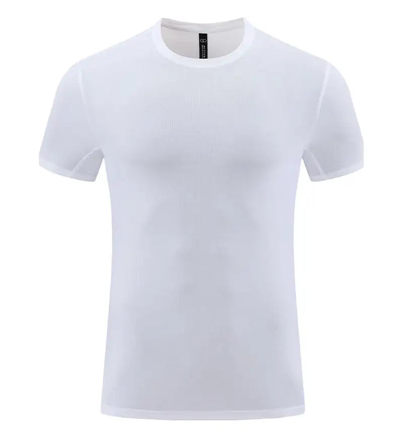 #4111001-XIYU Custom  LOGO Dry fit New Men's High Elastic Sports Casual T-shirt Cool Breathable Quick Drying Outdoor Sports