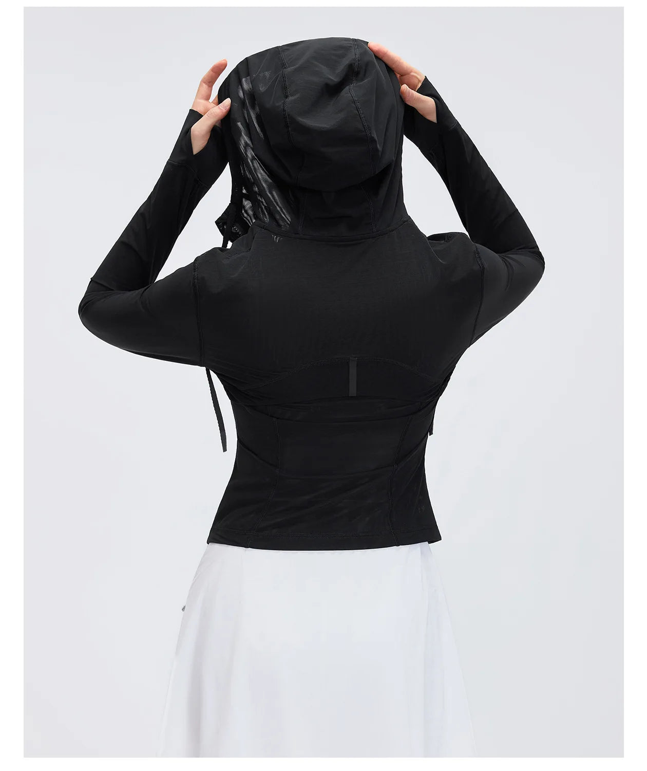 Custom LOGO Women's Spring Autumn Mesh Breathable Yoga Suit Sports Riding Quick Drying Running Fitness Belt Pocket Jacket Top