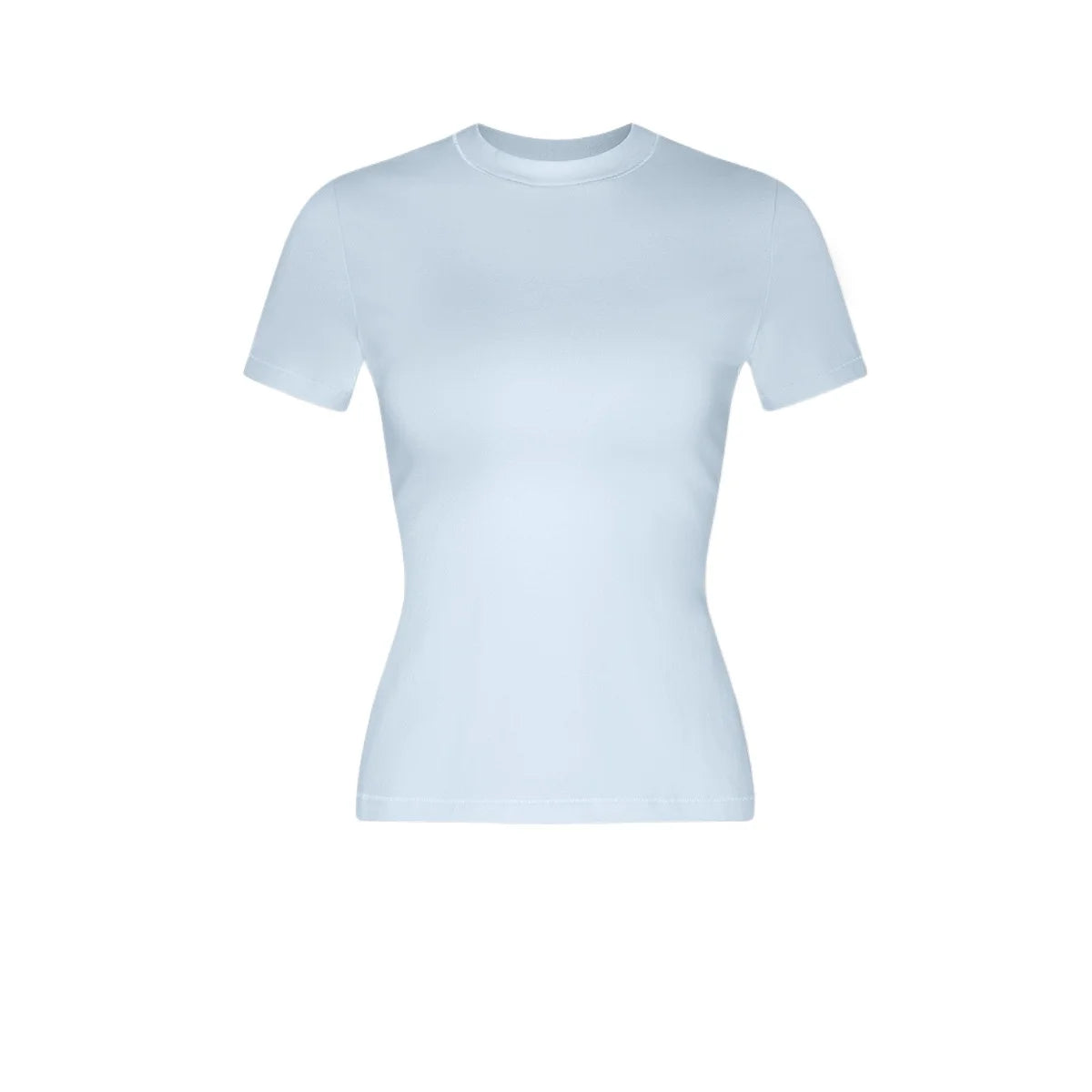 Custom LOGO women's spring summer new 200G high-elastic short slim-fit short-sleeved trousers casual sports two-piece set