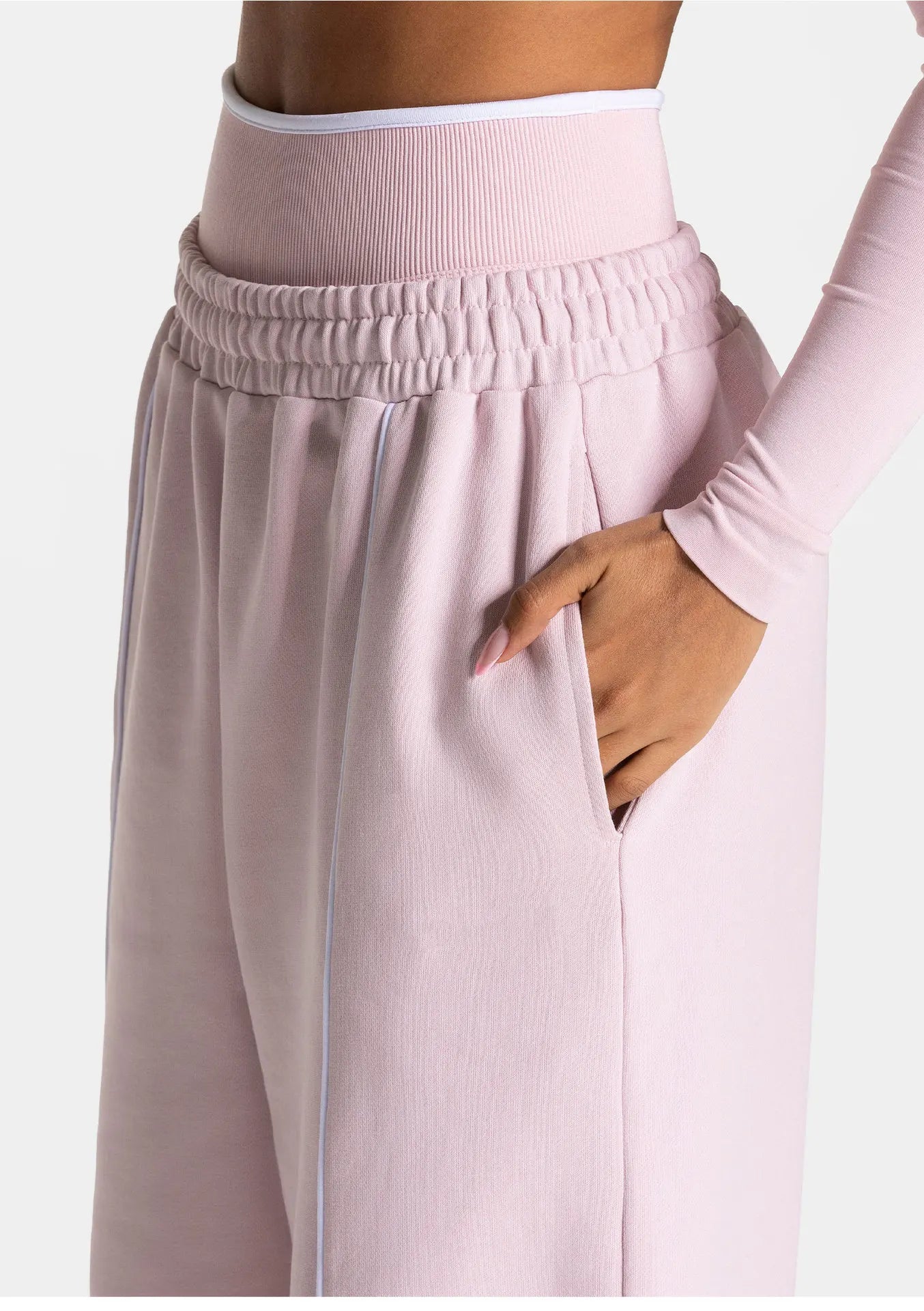 Hearuisavy Women Yoga Pants High Waist Casual Straight Wide Leg Pants Loose Sports Bottoms Outdoor Running Gym Long Trousers