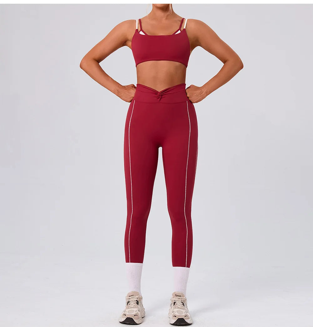 Yoga Bra Color Clashing Shockproof Sports Underwear Women Breathable Gym Fitness Top Female Yoga Workout Underwear Sports Top