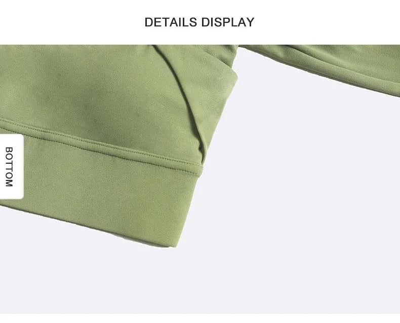 SOISOU Hollow Back Slim Fit Yoga Crop Top Women's Pilates Pullover Shockproof Sports Long Sleeve High Elastic Fitness T Shirt