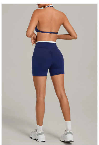 Yoga Suit Women Running Comfort 2Pcs Sports Pants Set High Waist Push Up Workour Sportswear Casual Cycling Jogging Yoga Bras