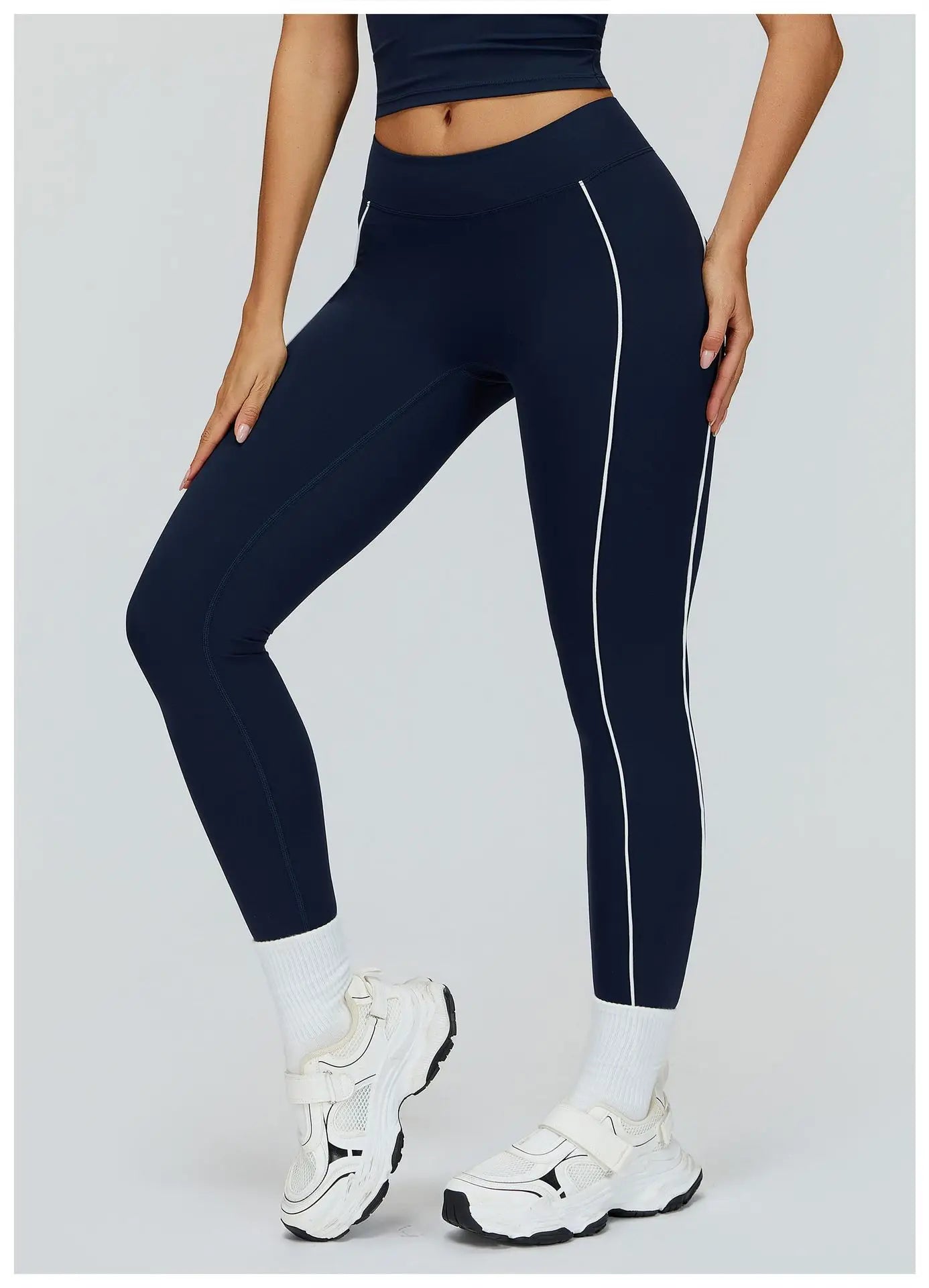 Women Yoga Leggings High Waist Gym Fitness Pants Stretch Sports Pants Female Push Up Workout Trousers Solid Color Tights Running