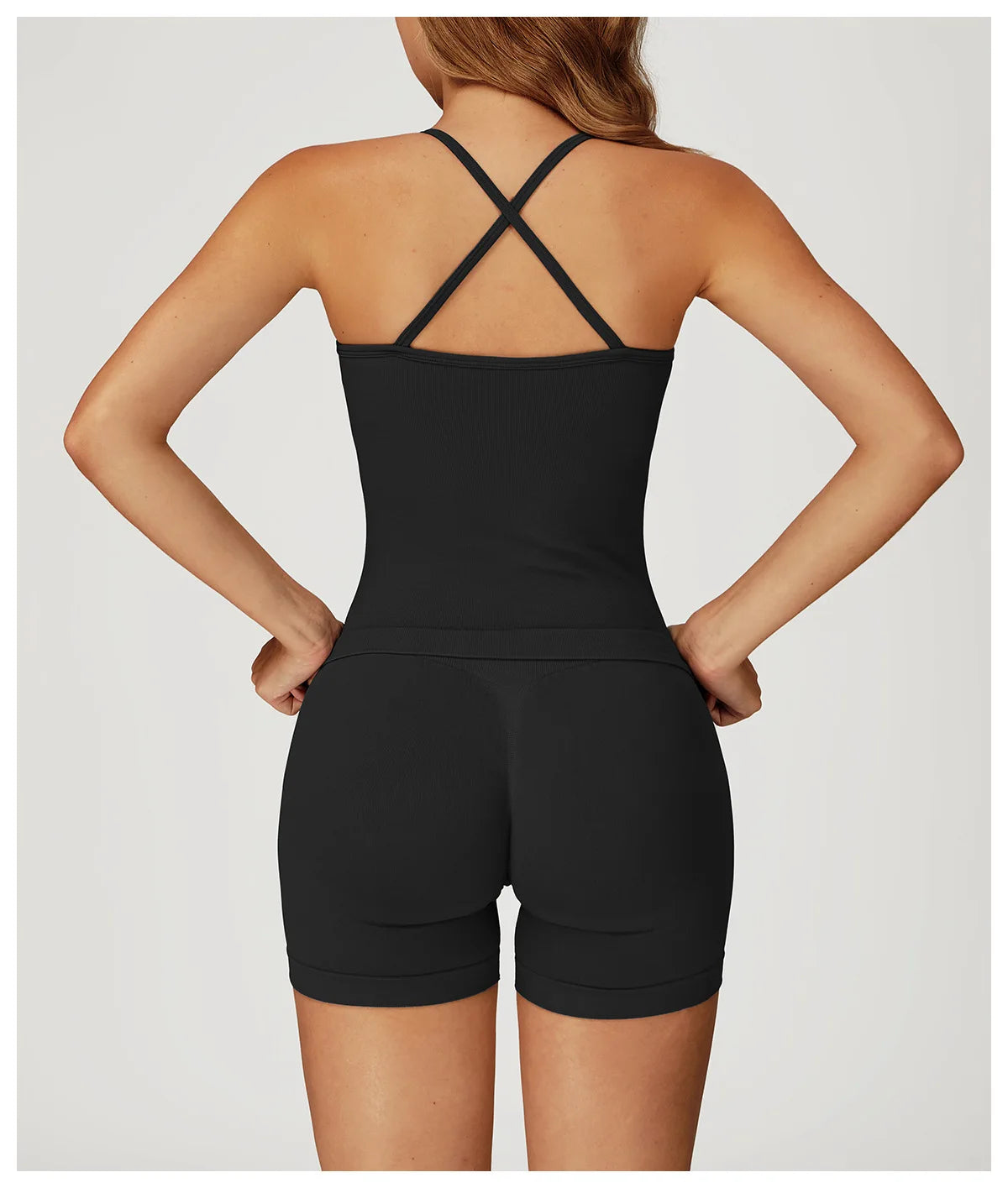 Custom LOGO women's seamless new yoga vest strap cross back sports underwear outdoor running fitness top