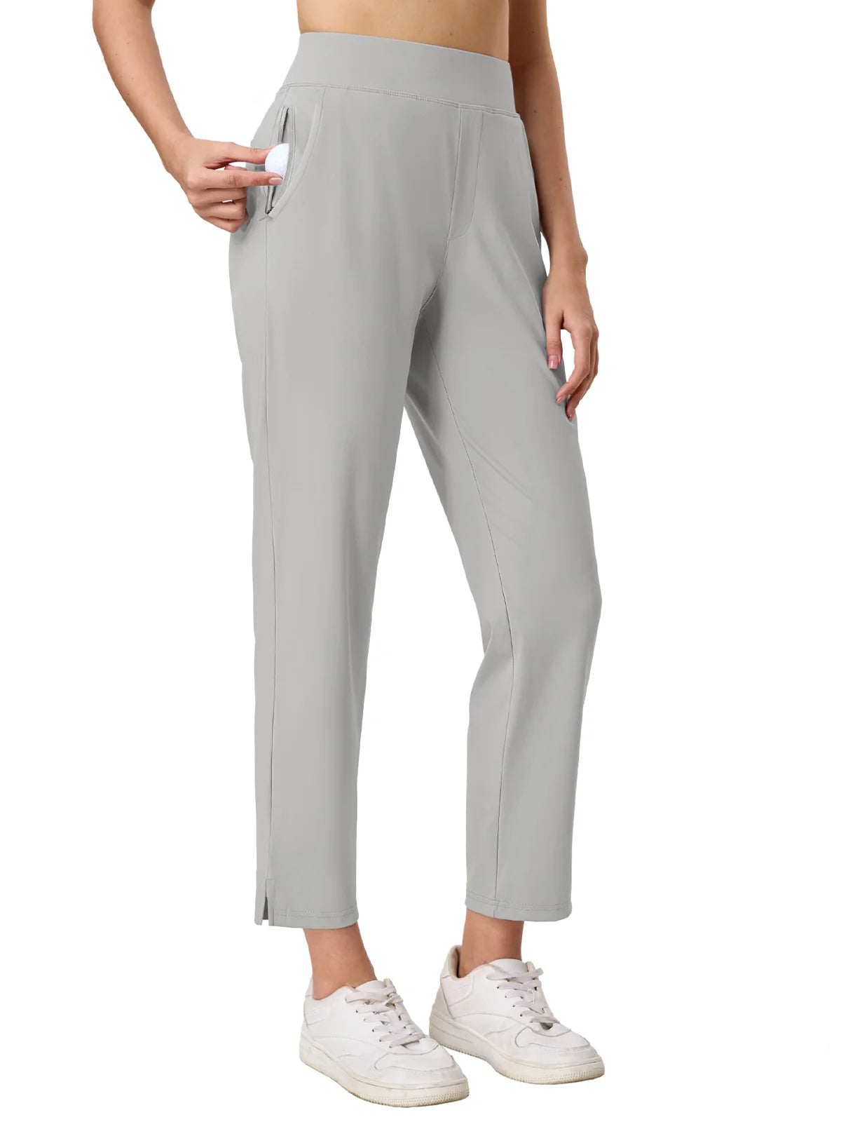 TACVASEN UPF 50+ Golf Pants Women's Lightweight Quick Dry Stretch Pants High Waisted Work Athletic Casual Pants 5 Pockets