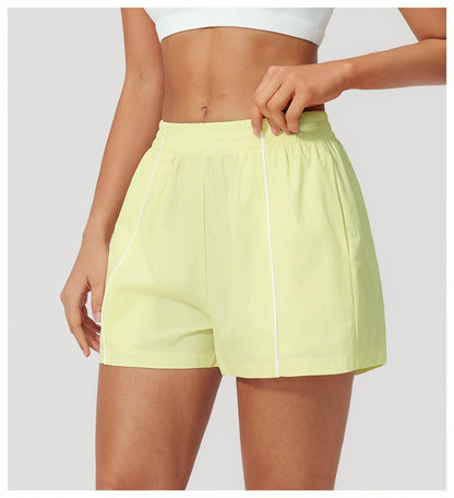 Summer Buttock Lift Gym Sweatpants For Women Loose Comfy Pocket Sport Pants Casual Outdoor Running Workout Yoga Shorts Female