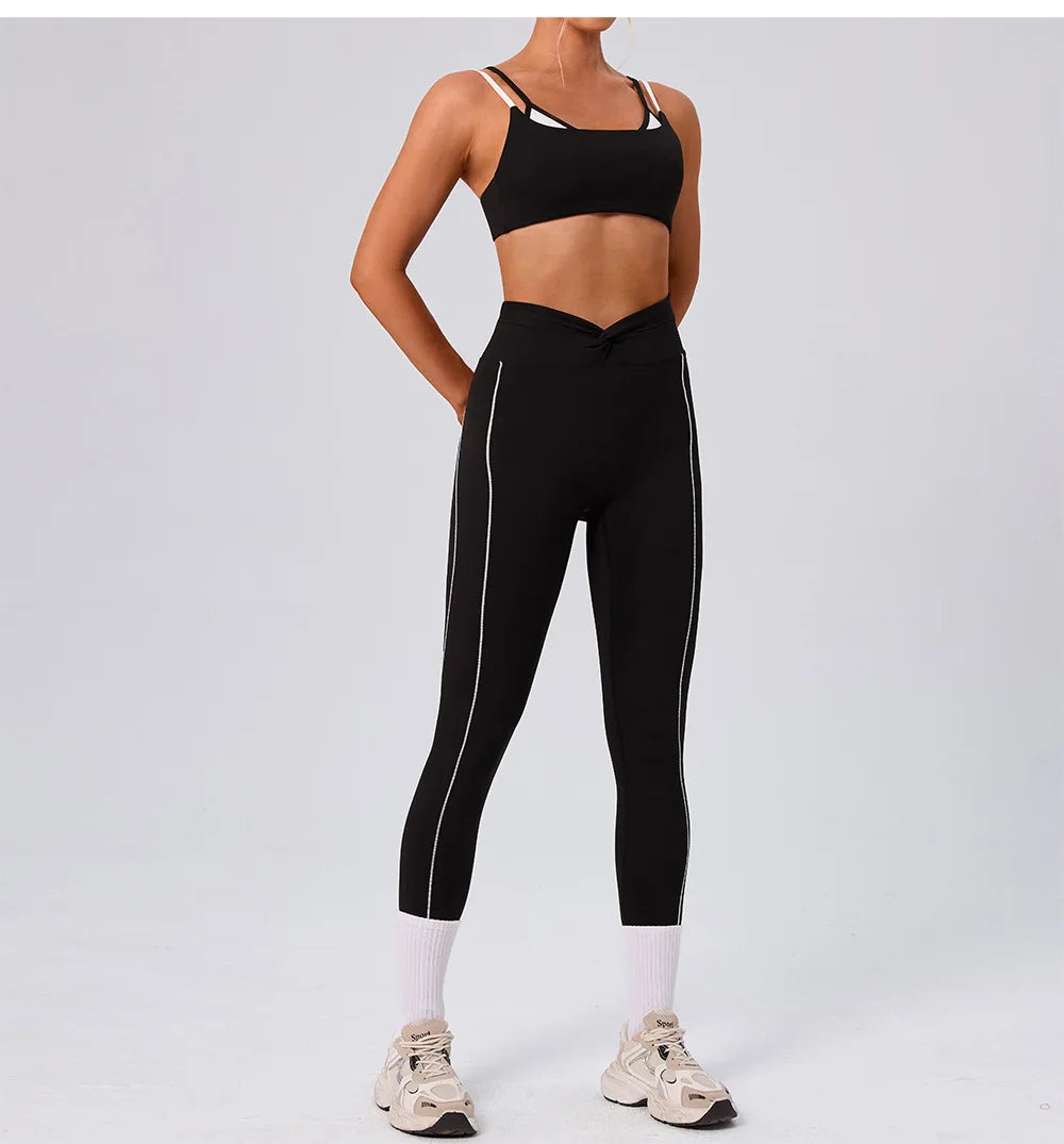 Yoga Bra Color Clashing Shockproof Sports Underwear Women Breathable Gym Fitness Top Female Yoga Workout Underwear Sports Top