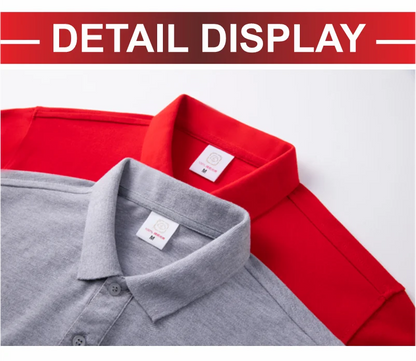 100% Cotton Polo Custom Logo High Quality Solid Color Polo Printing Design Company Clothing Embroidery Personality Brand