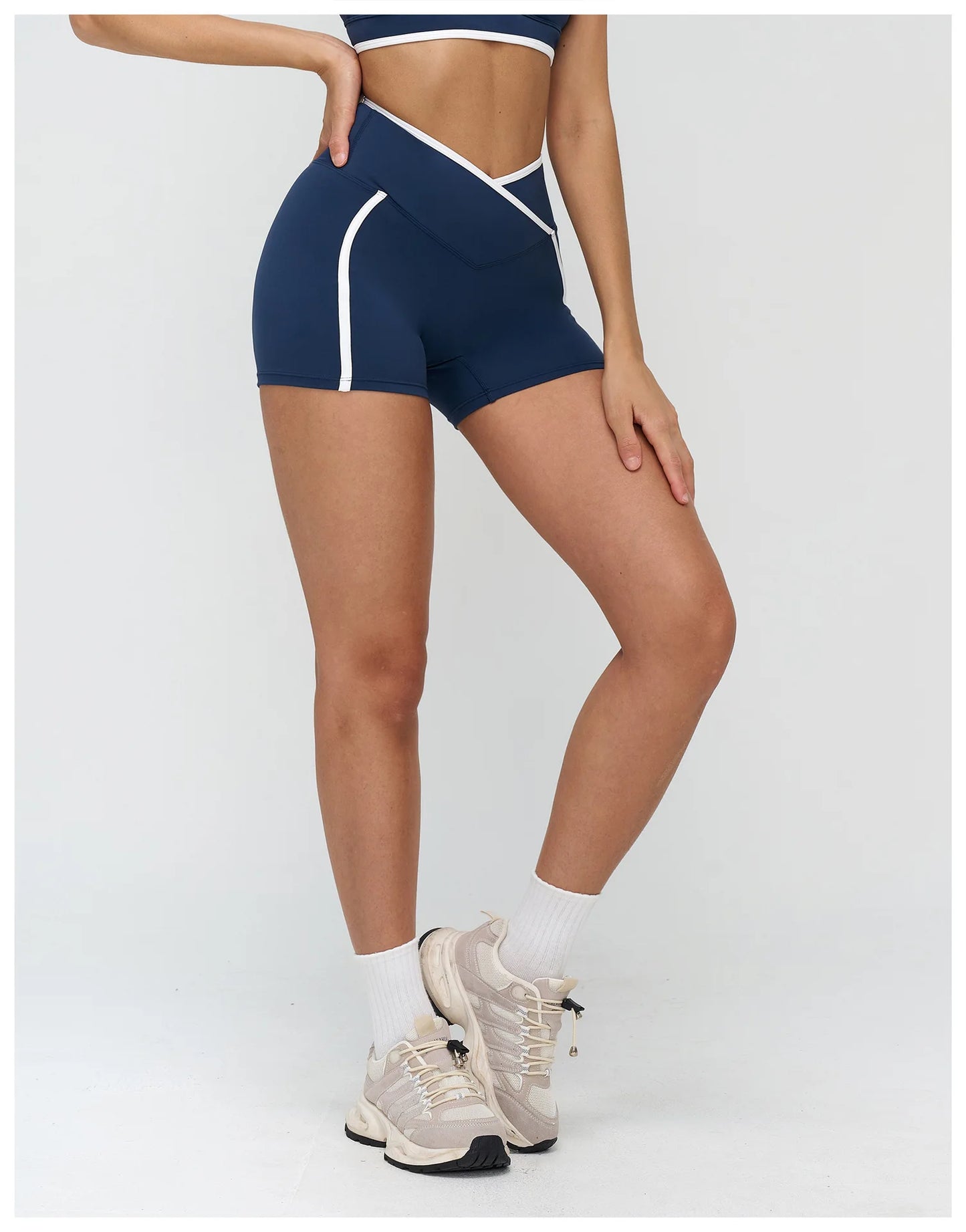 Yoga Shorts Women Sports Biker Shorts High Waist Gym Fitness Shorts Workout Cycling Tights Female Sports Yoga Short Leggings