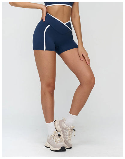 Yoga Shorts Women Sports Biker Shorts High Waist Gym Fitness Shorts Workout Cycling Tights Female Sports Yoga Short Leggings
