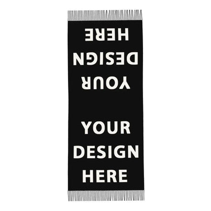 Custom Printed Your Design Here Scarf Men Women Winter Warm Scarves Custom Customize Logo Letter Print Shawls Wraps