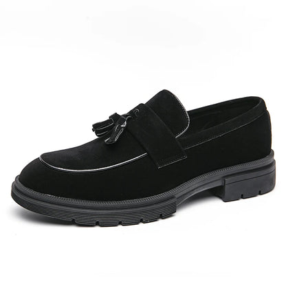 Hot Selling Soft Soled Comfortable Loafers Europe America Massage Soles Men's Commuting Work Shoes Party Men's Formal Shoes