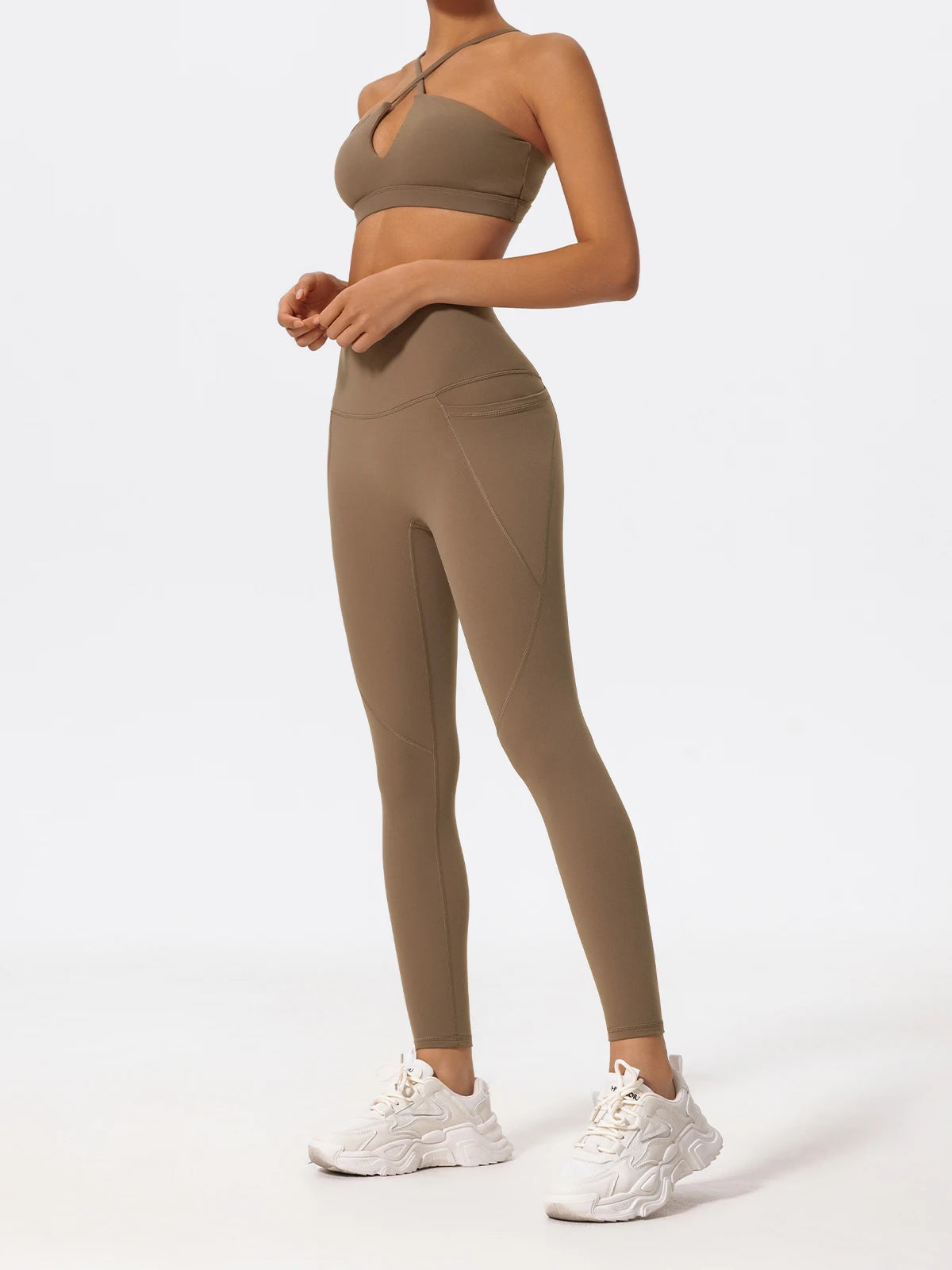 Hearuisavy Ultra-Soft Fabrics 2Pcs Sports Set Women Cross Workout Clothing Gym Suit High Waist Legging Quick Dry Yoga Clothes