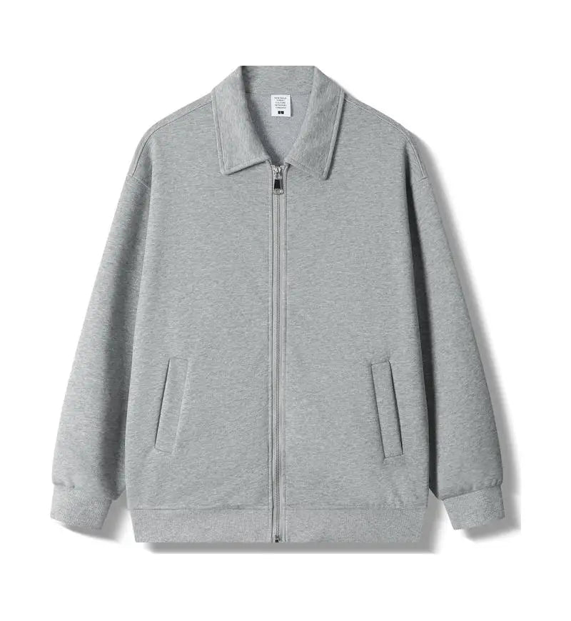 Custom LOGO New Men's Winter Knitted Zip-up Jacket Fleece Warm Hoodies Casual Sports Long Sleeve Sweatshirts Hooded Coat