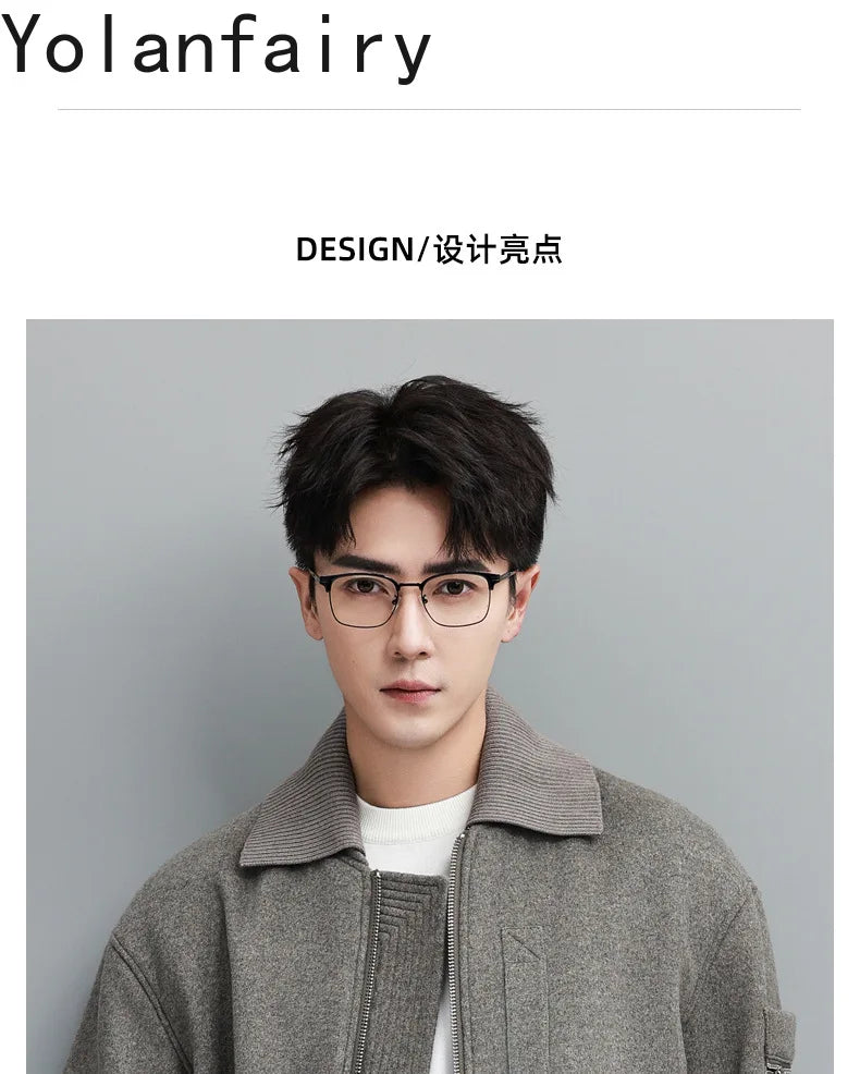 YOLANFAIRY 2025 Light Luxury 95% Wool 5% Cashmere Coats for Men Fashion Woolen Jacket Man Clothing Detachable Lapel Wool Coat