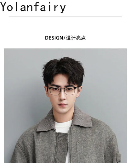 YOLANFAIRY 2025 Light Luxury 95% Wool 5% Cashmere Coats for Men Fashion Woolen Jacket Man Clothing Detachable Lapel Wool Coat