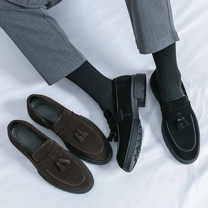 Hot Selling Soft Soled Comfortable Loafers Europe America Massage Soles Men's Commuting Work Shoes Party Men's Formal Shoes