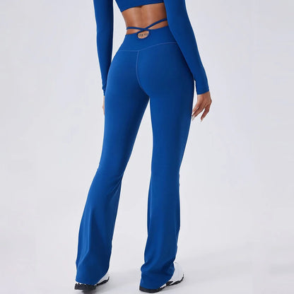 Cloud Hide Brown Yoga Suit Gym Woman Fitness Set Long Sleeve Sports Tracksuit Top Pants Workout Pilates Outfits Running Clothes