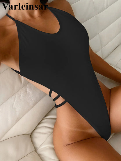 S- XL Extreme Mini Micro Thong Strappy Women Swimwear One Piece Swimsuit Female Backless Monokini Bather Bathing Suit Swim V3938