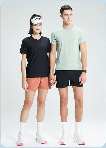 #4111001-XIYU Custom  LOGO Dry fit New Men's High Elastic Sports Casual T-shirt Cool Breathable Quick Drying Outdoor Sports