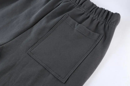 530GSM 100% Cotton French Terry High-end Heavy Weight New Fashion Pullover Winter Hoodies Pants Casual Thick Jogger Tracksuit