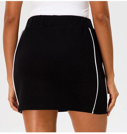 New Yoga Skirt Women's Summer High Waist Pocket Skirt Sports Skirt Running Training Quick drying Tennis Skirt