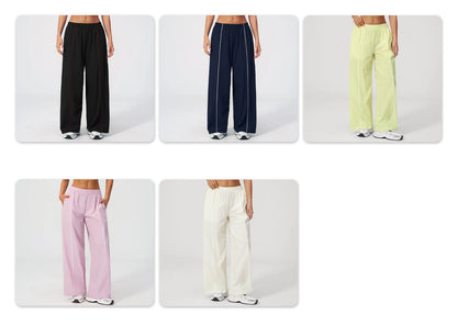 Sun Protection High Waist Wide Leg Yoga Pants Fitness Sports Bell-bottoms Push Up Gym Workout Flared Pants Female Cycling Pants