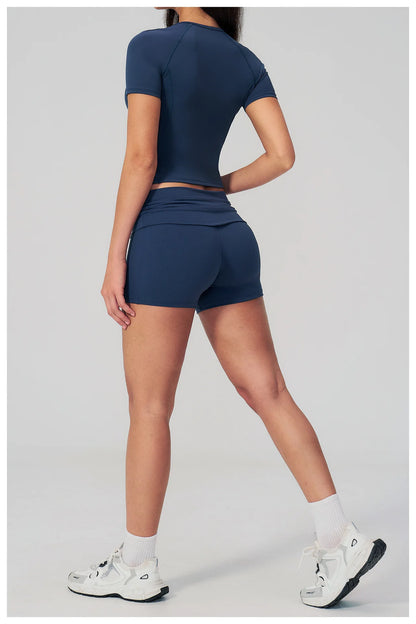 Summer 2PCS Tracksuits Yoga Suit Female Fitness Suit Running Workout Tops Shockproof Crop Sports Top Athletic Wear Sports Suit