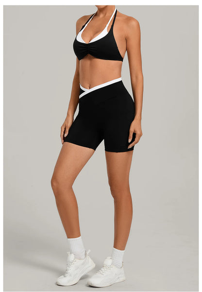 Yoga Suit Women Running Comfort 2Pcs Sports Pants Set High Waist Push Up Workour Sportswear Casual Cycling Jogging Yoga Bras