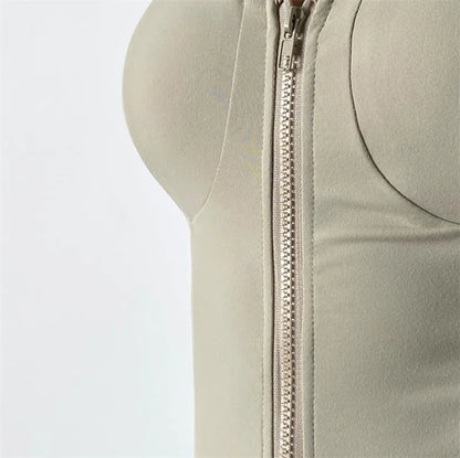 Cloud Hide SEXY Zipper Sports Jacket for Women Long Sleeve Black Yoga Shirt Gym Fitness Coat Running Autumn Winter Workout Top