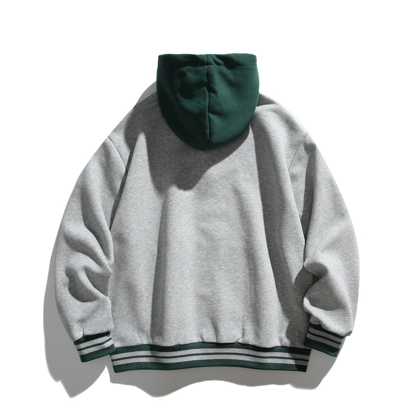 Akkad Kut 2026 New Men Splice Hooded Streetwear Fashion Loose Casual Pullover Sweatshirt Women Oversize Hoodies Jacket Tops