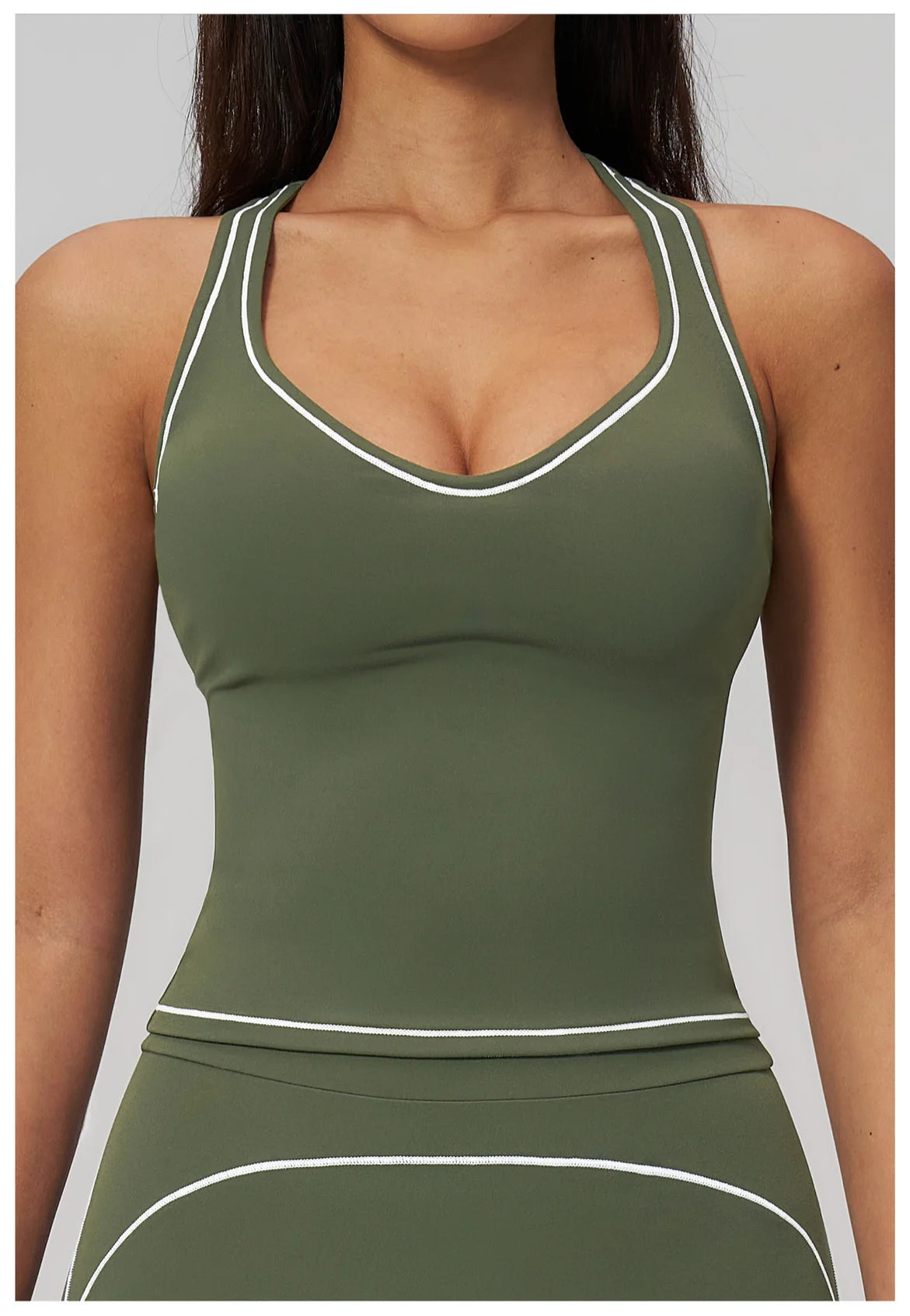 Sports Gym Fitness Vest with Chest Pad Women Color Contrast Shockproof Yoga Bras Female Workout Sports Underwear Yoga Clothes
