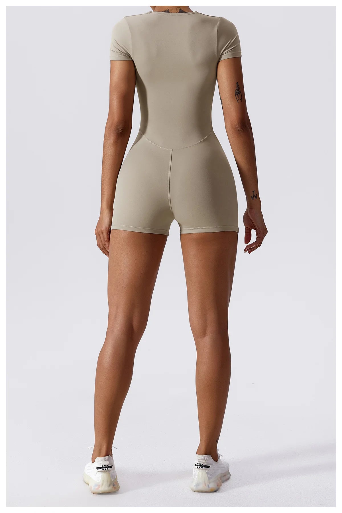 Summer Yoga Suit Women's Short One Piece Sports Suit Short Sleeve Gym Clothes Push Up Training Fitness Yoga Bodysuit Sportswear