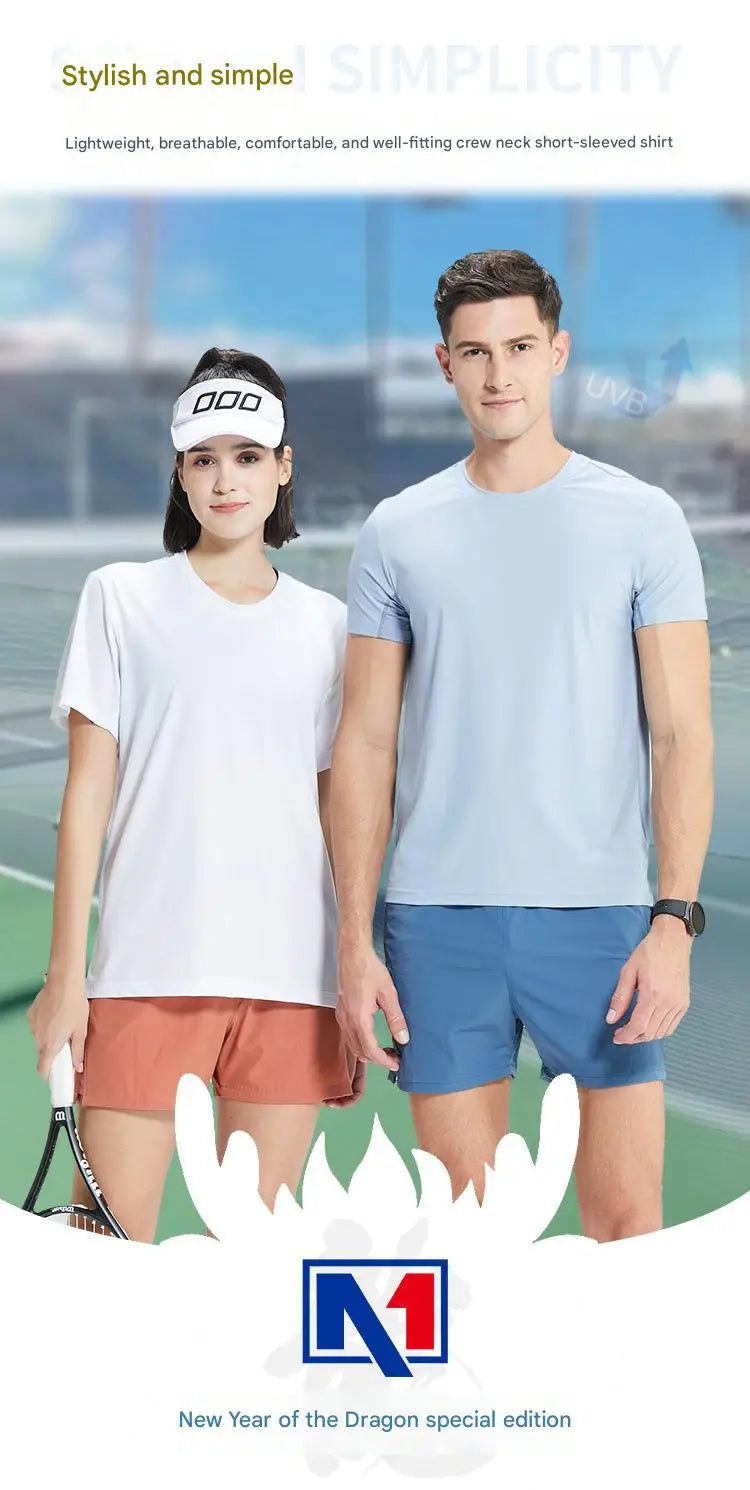 #4111001-XIYU Custom  LOGO Dry fit New Men's High Elastic Sports Casual T-shirt Cool Breathable Quick Drying Outdoor Sports