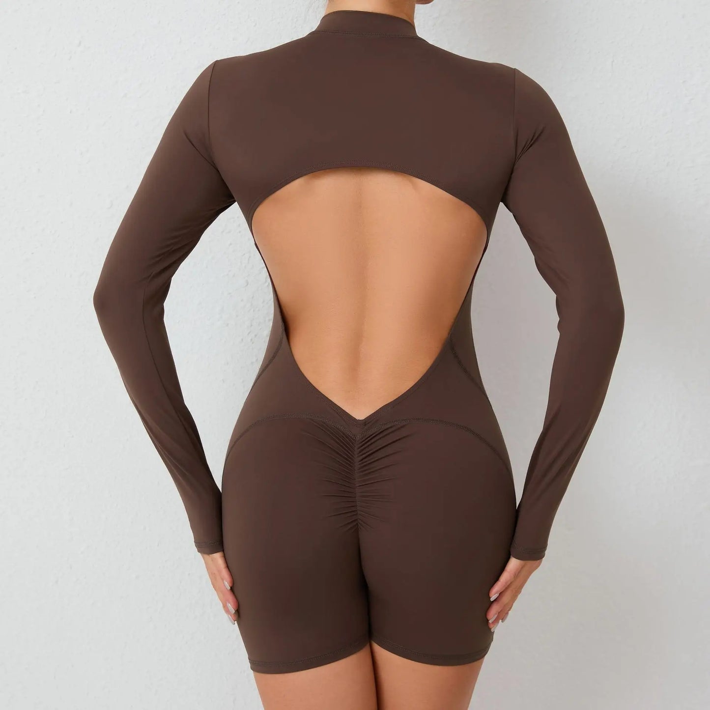 Yoga Jumpsuit Long Sleeved Sports Wear Gym Fitness Jumpsuit Sports Bodysuits Women Set Dance Running Workout Clothes Yoga Suit