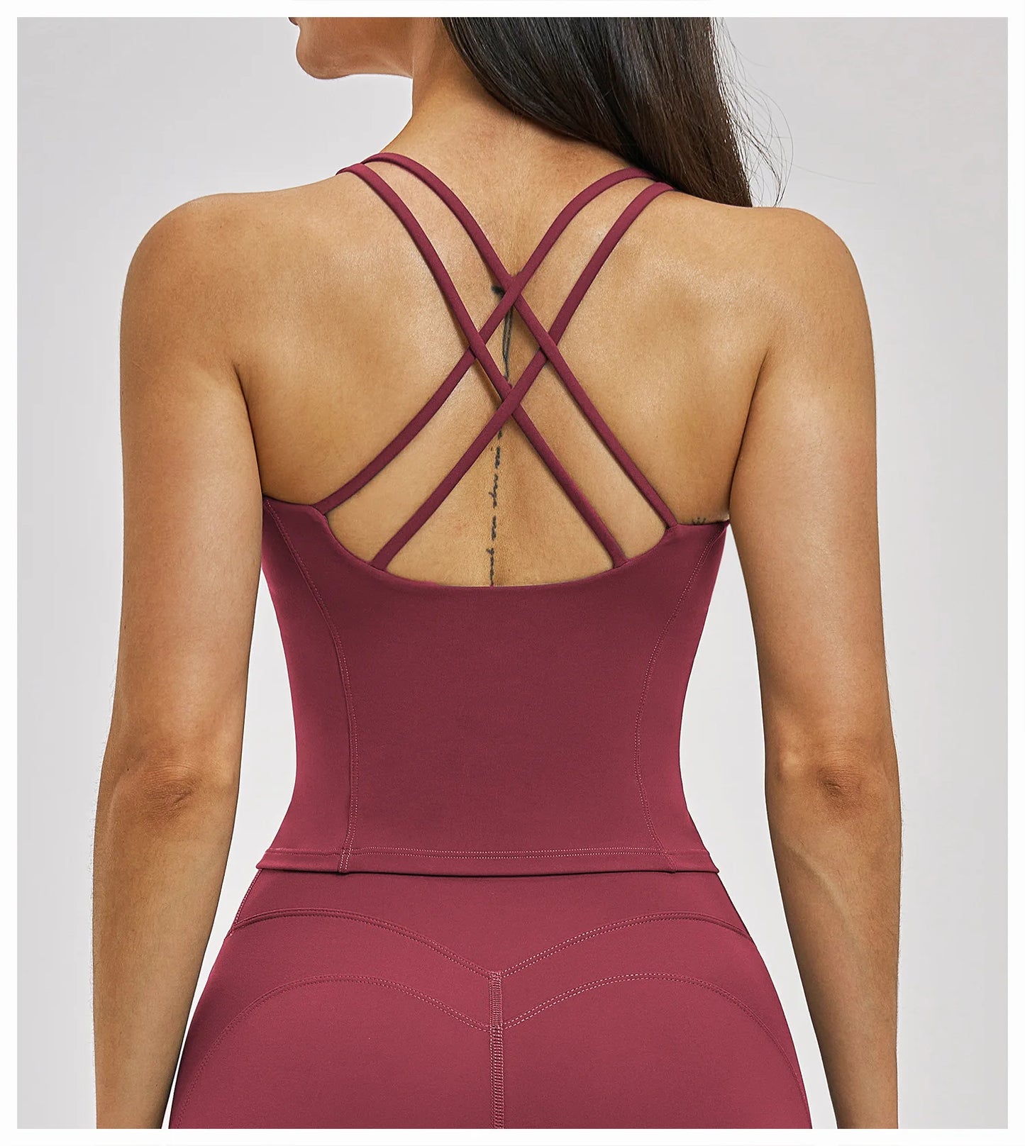 Shockproof Sports Vest Women Gym Fitness Top Sleeveless Yoga Clothes Female Training Sports Underwear Workout Vest Yoga Bras