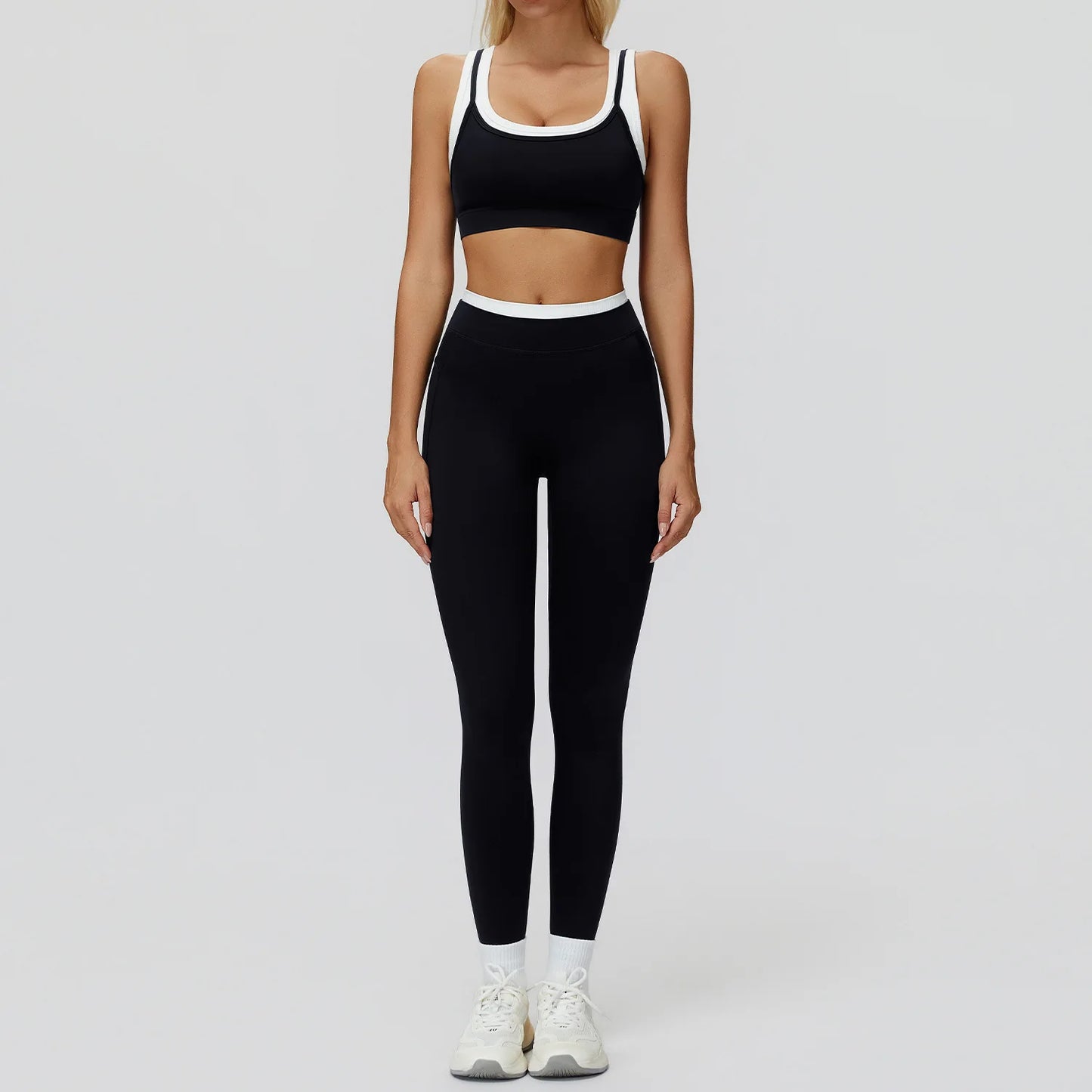 SWELTERING 2PCS Yoga Set Gym Fitness Suit Women Sports Workout Tracksuits Sportswear Female Yoga Suits Sports Bra Gym Leggings