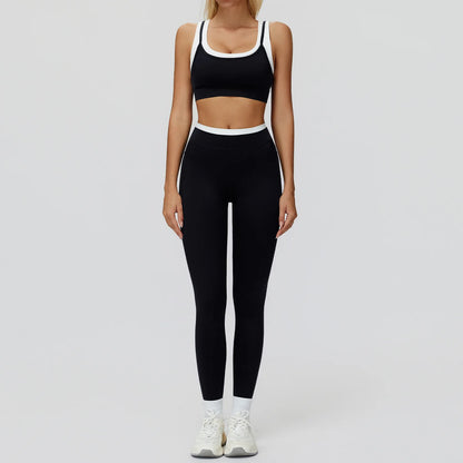 SWELTERING 2PCS Yoga Set Gym Fitness Suit Women Sports Workout Tracksuits Sportswear Female Yoga Suits Sports Bra Gym Leggings