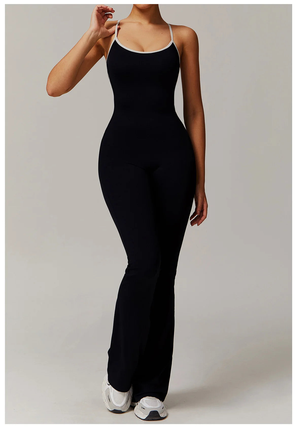 One-Piece Back V-Neck Sexy Suit Gym Set Women Training Suit Sportswear Women Sports Suit Fitness Rompers Stretch Training Suits