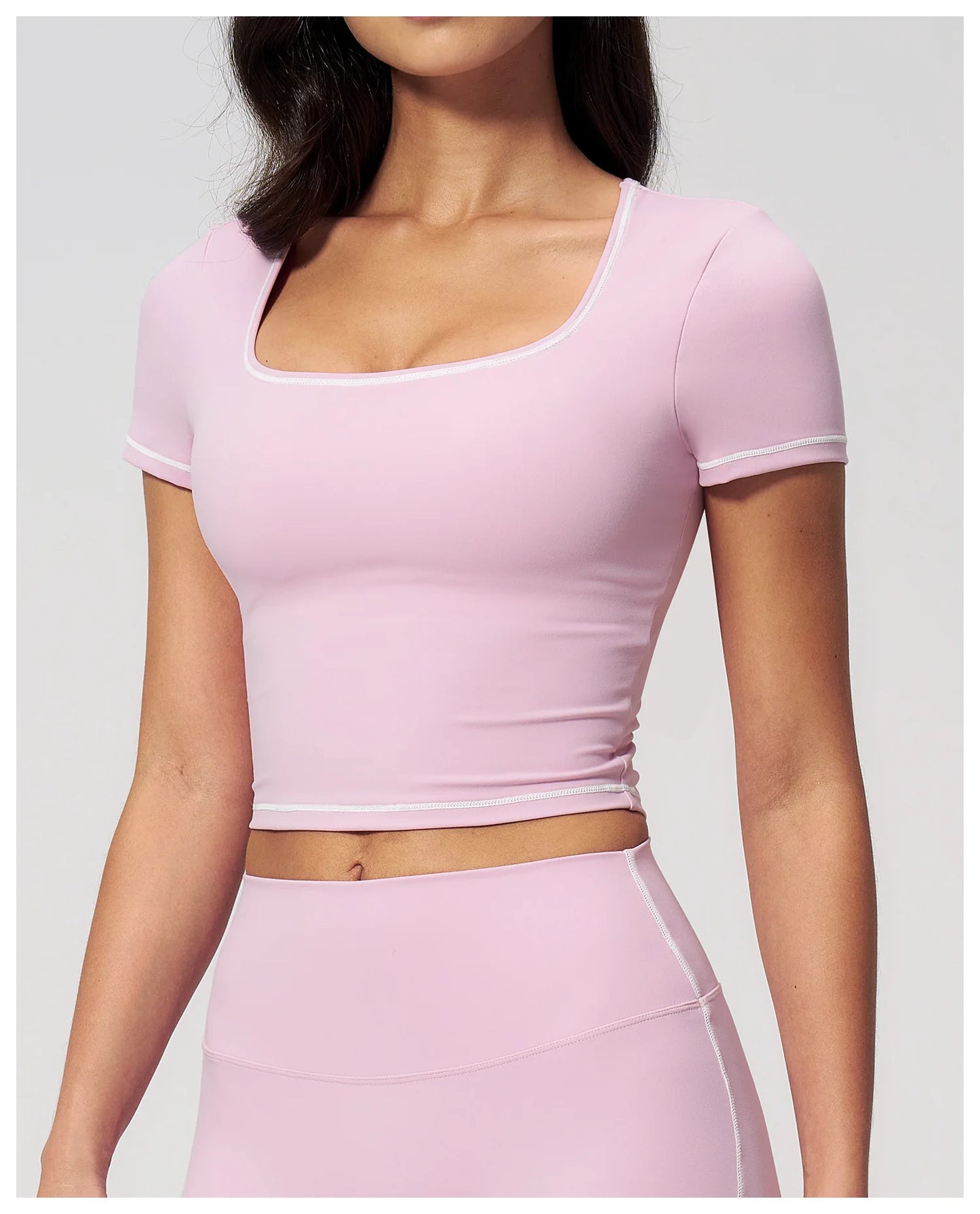 Yoga Shirts Women Sports T-Shirts Fitness Yoga Short Sleeve Gym Workout Top Running Active Shirts Female Push Up Sports T-shirts