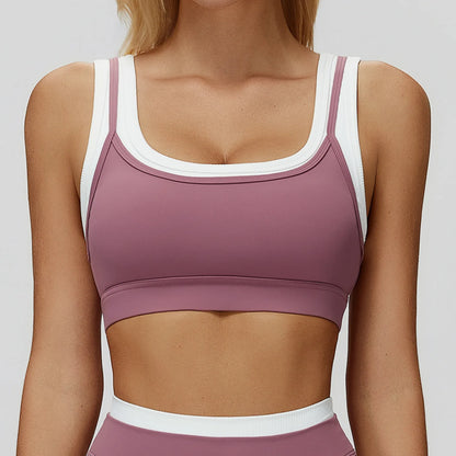 SWELTERING Women's Yoga Bra Breathable Fitness Vest Anti-Sweat Sports Underwear Female Gym Workout Crop Top Running Push Up Bra
