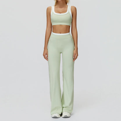 SWELTERING 2PCS Yoga Set Gym Fitness Suit Women Sports Workout Tracksuits Sportswear Female Yoga Suits Sports Bra Gym Leggings