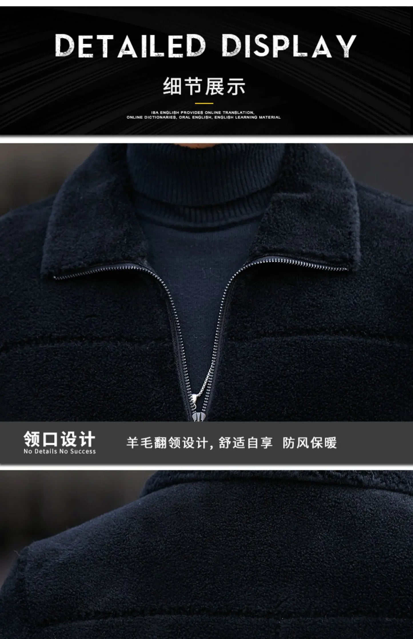 YOLANFAIRY Genuine Leather Men Sheep Sheared Grain Lamb Fur Coat Men Real Woolen Jackets Men's Clothing Mens Fur Jacket Coat