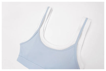 SWELTERING Women's Yoga Bra Breathable Fitness Vest Anti-Sweat Sports Underwear Female Gym Workout Crop Top Running Push Up Bra