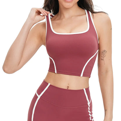 Women's Yoga Bra Gym Workout Top Shockproof Sports Underwear Female Yoga Bra Quick Dry Crop Top Running Fitness Bra Yoga Clothes